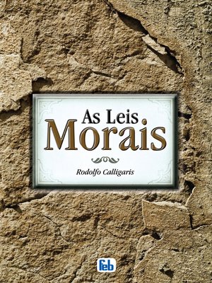 cover image of As Leis Morais